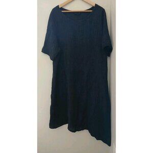 Lisa Bayne Linen Blend Midi Dress